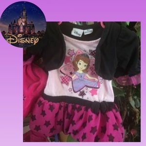 Disney- Princess (Sofia) Pink Dress/Top